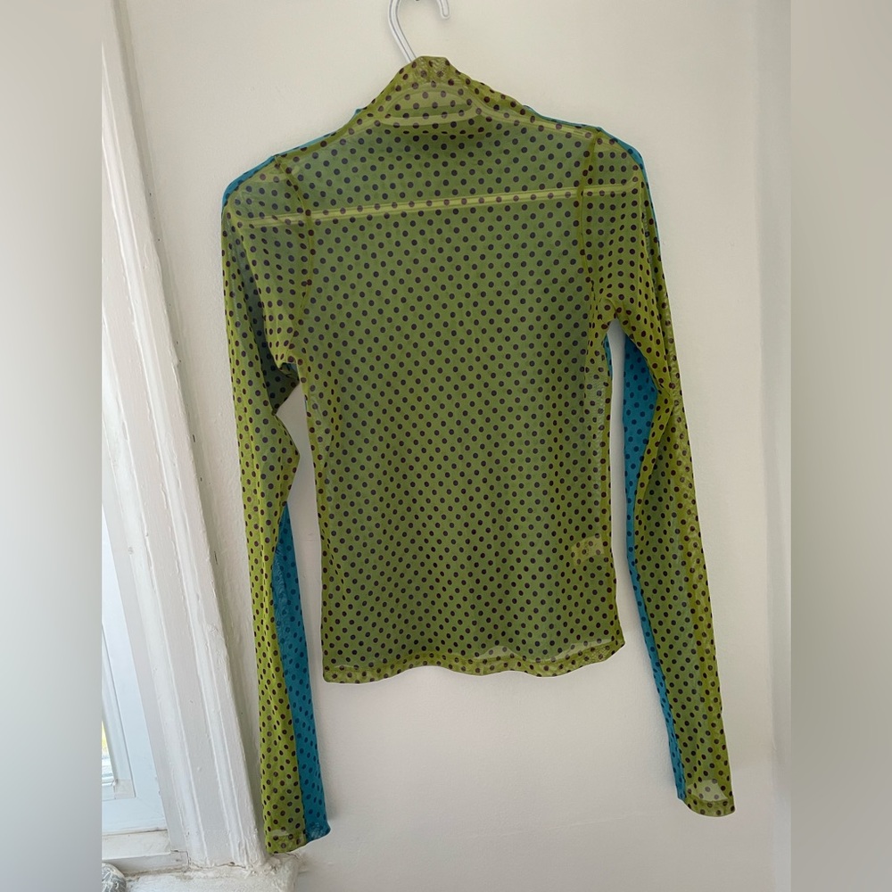 KK Co Mesh Split Turtleneck